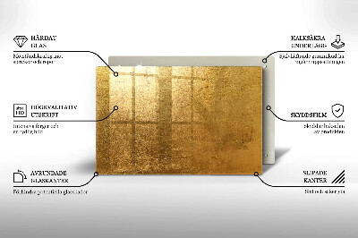 Podstavec pod hřbitovní svíčky Zlatá textura pozadí