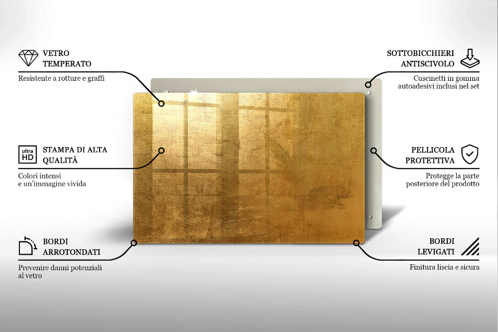 Podstavec pod hřbitovní svíčky Zlatá textura pozadí