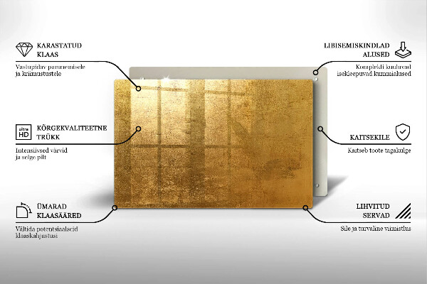 Podstavec pod hřbitovní svíčky Zlatá textura pozadí