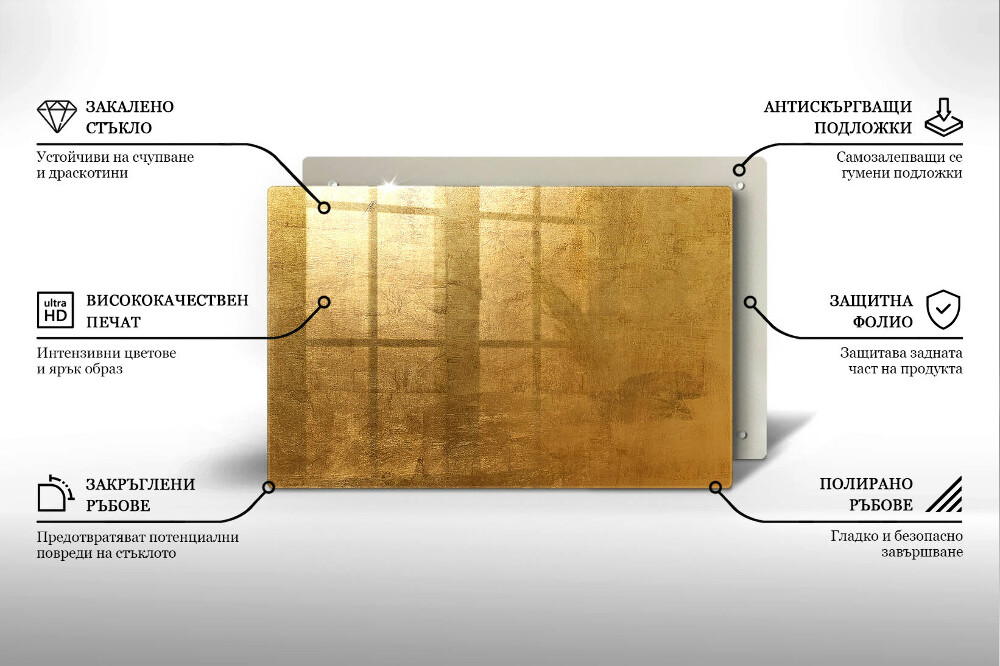 Podstavec pod hřbitovní svíčky Zlatá textura pozadí