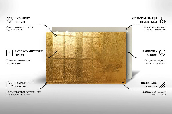 Podstavec pod hřbitovní svíčky Zlatá textura pozadí