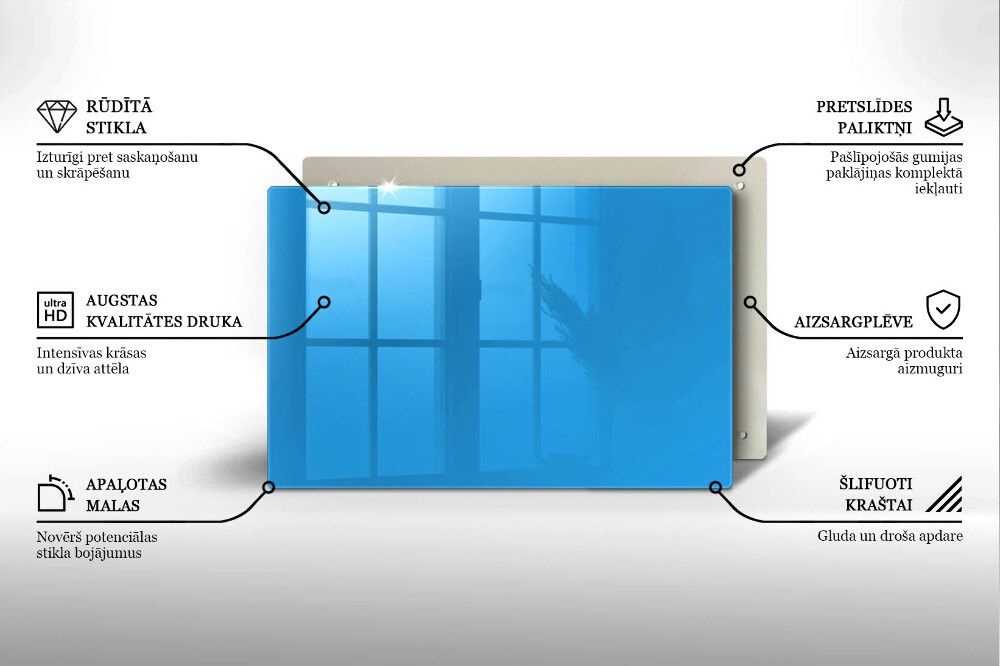 Podstavec pod hřbitovní svíčky Barva modrá