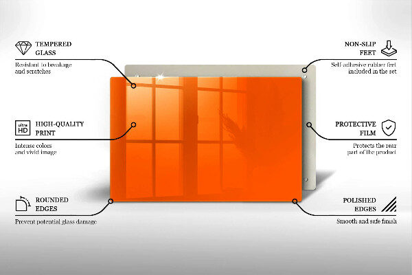 Podstavec pod hřbitovní svíčky Oranžová barva