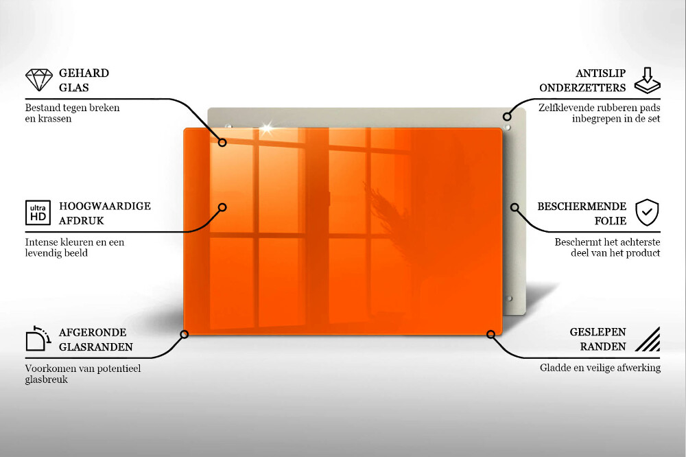 Podstavec pod hřbitovní svíčky Oranžová barva