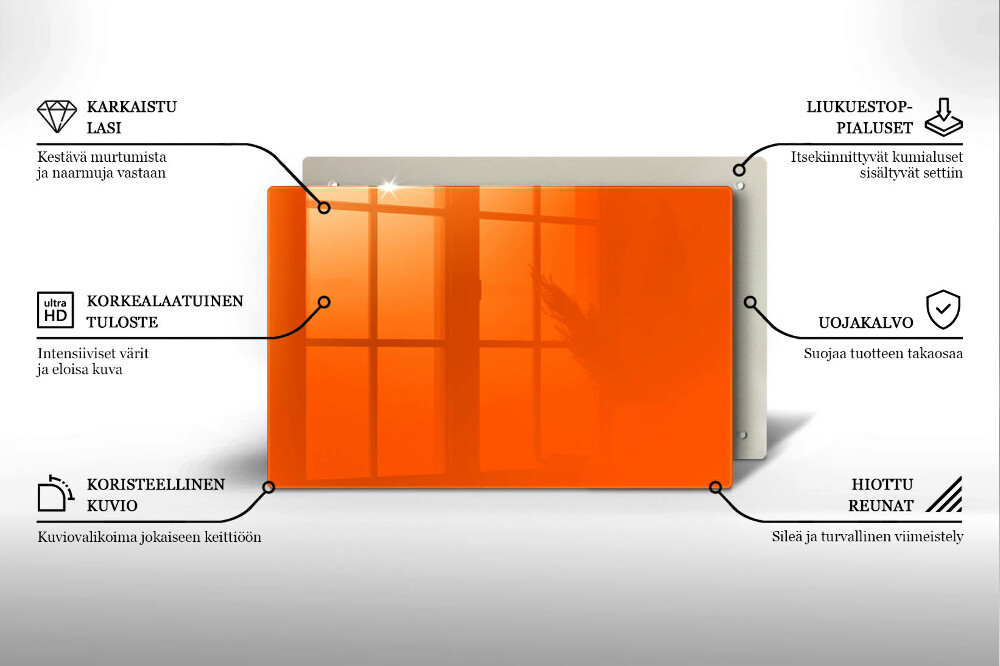 Podstavec pod hřbitovní svíčky Oranžová barva