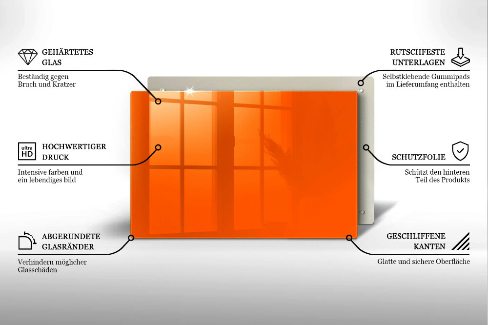 Podstavec pod hřbitovní svíčky Oranžová barva