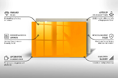 Podstavec pod hřbitovní svíčky Tmavě žlutá barva