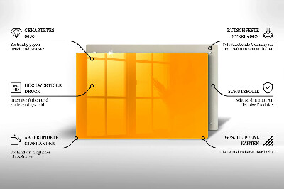 Podstavec pod hřbitovní svíčky Tmavě žlutá barva