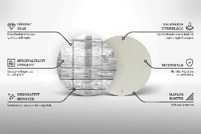 Podložka pod svíčku Staré dřevěné desky