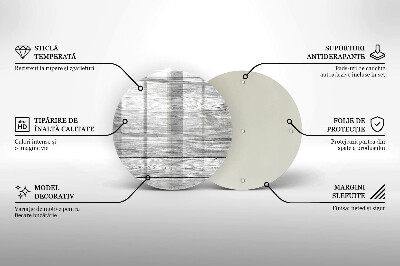 Podložka pod svíčku Staré dřevěné desky