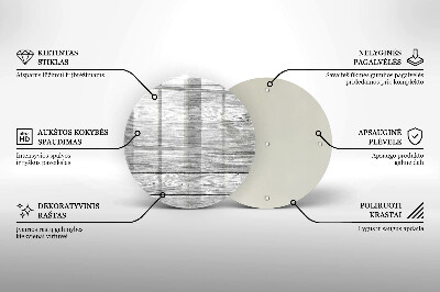 Podložka pod svíčku Staré dřevěné desky
