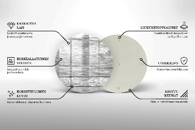 Podložka pod svíčku Staré dřevěné desky