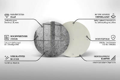 Tácek pod svíčku Textura betonového kamene