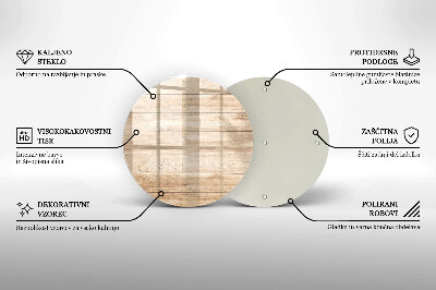 Podtácek pod svíčky Dřevěné desky