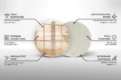 Podtácek pod svíčky Dřevěné desky