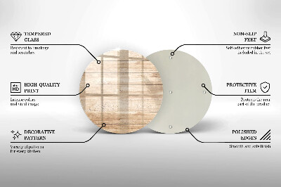 Podtácek pod svíčky Dřevěné desky