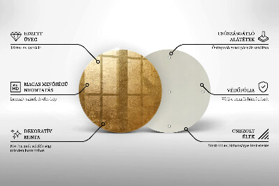 Tácek pod svíčku Zlatá textura pozadí