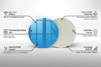 Tácek pod svíčku Barva modrá