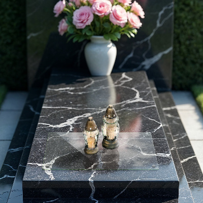 Skleněný svícen průhledný