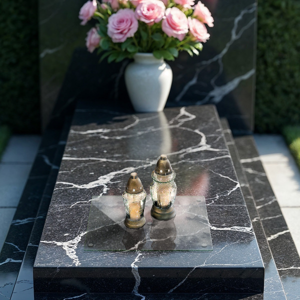 Skleněný svícen průhledný