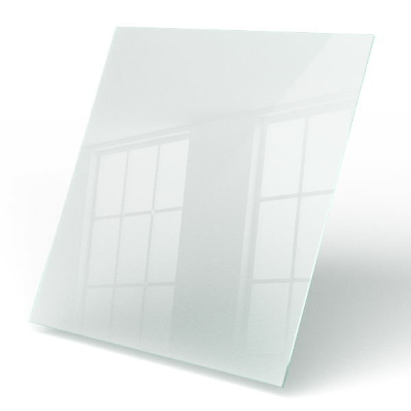 Čtvercová stolová deska Poloprůhledná