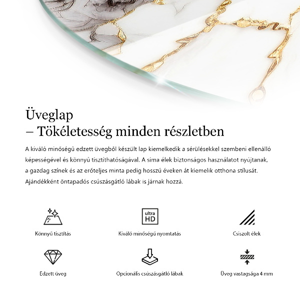 Deska na stůl Barva bílá hladká