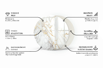 Deska na stůl Betonová textura se škrábanci