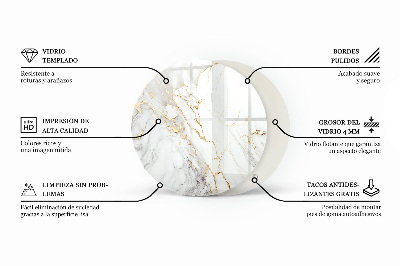 Deska na stůl Betonová textura se škrábanci