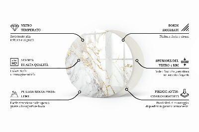 Deska na stůl Betonová textura se škrábanci