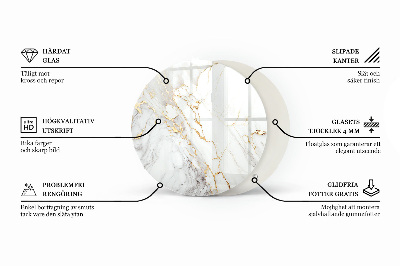 Deska na stůl Mozaikový vzor s ornamenty