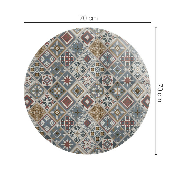 Deska na stůl Mozaikový vzor s ornamenty