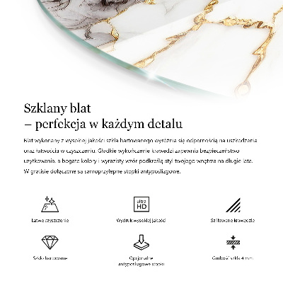 Deska na stůl Mramorový vzor s žilkami