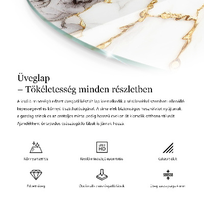 Deska na stůl Mramorový vzor s žilkami