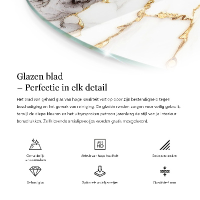 Deska na stůl Mramorový vzor s žilkami