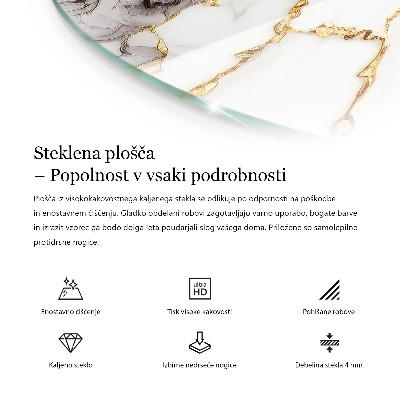 Deska na stůl Mramorový vzor s žilkami