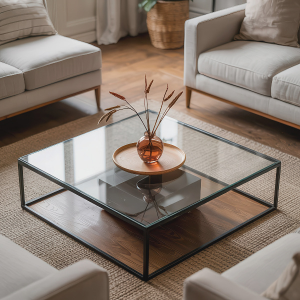 Deska na stůl Průhledná obdélníková