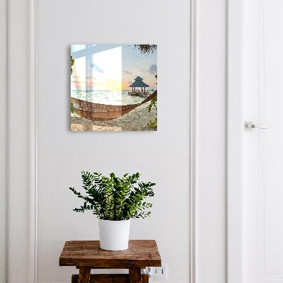 Ozdobná skříňka na klíče Relaxace na pláži