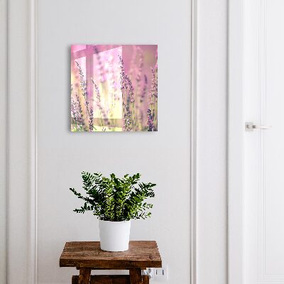 Ozdobná skříňka na klíče Fialová zahrada