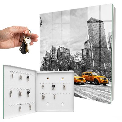 Ozdobná skříňka na klíče Energie města