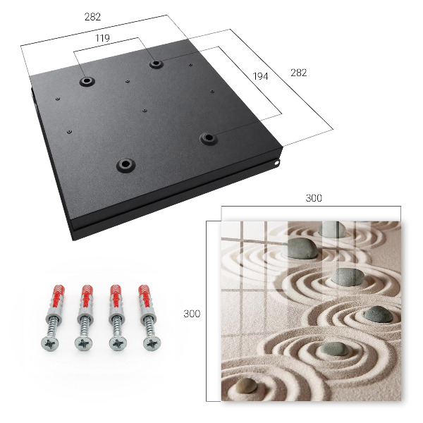 Ozdobná skříňka na klíče Zenová místnost
