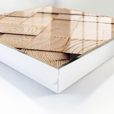 Ozdobná skříňka na klíče Dřevěná textura