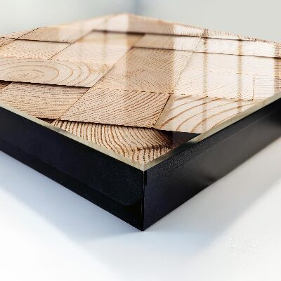 Ozdobná skříňka na klíče Dřevěná textura