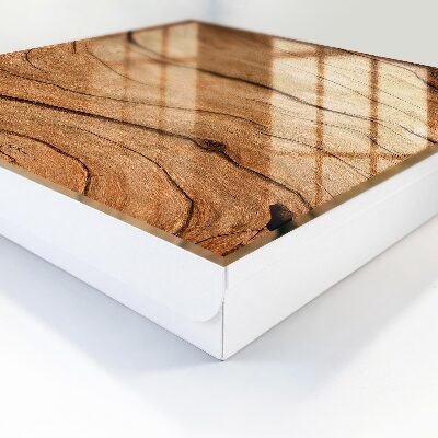 Ozdobná skříňka na klíče Dřevěná textura