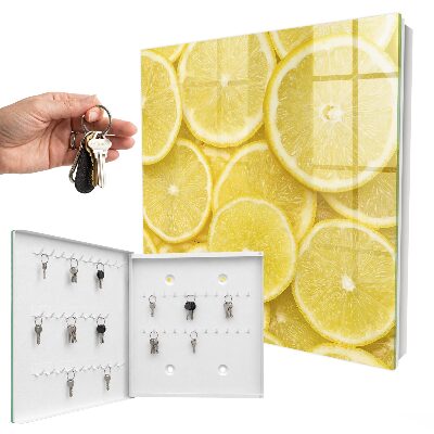 Nástěnná skříňka na klíče Plátky citronu