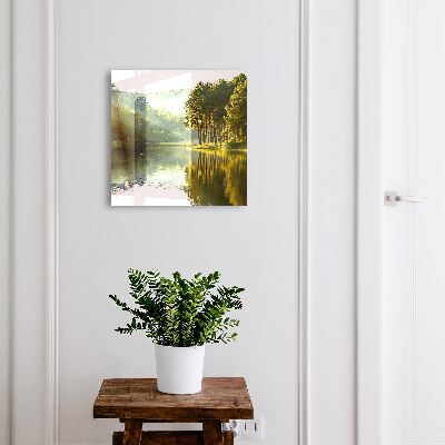 Ozdobná skříňka na klíče Zelená krajina