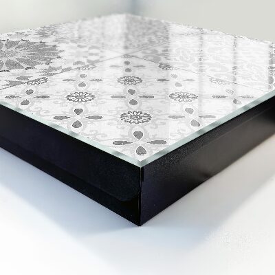 Ozdobná skříňka na klíče Geometrické vzory