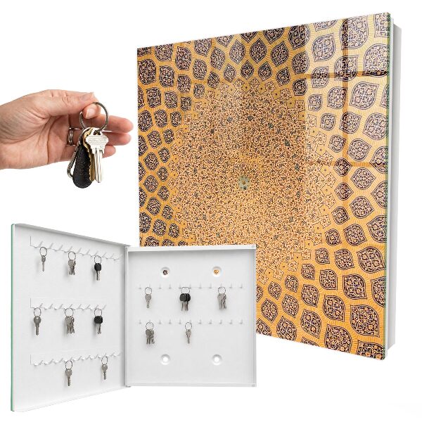 Ozdobná skříňka na klíče Geometrický ornament