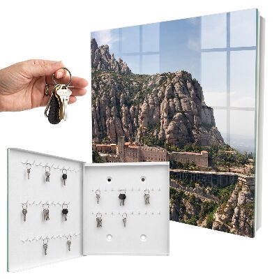 Ozdobná skříňka na klíče Horská architektura