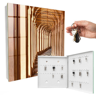Ozdobná skříňka na klíče Architektonická elegance