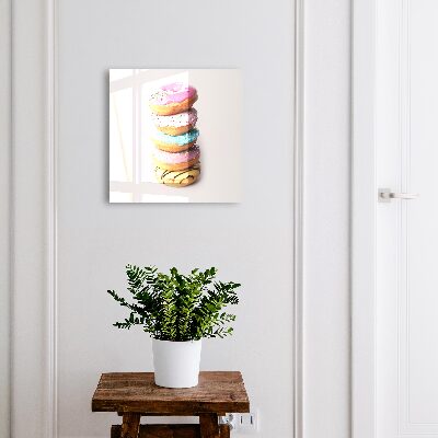 Nástěnná skříňka na klíče Barevné koblihy